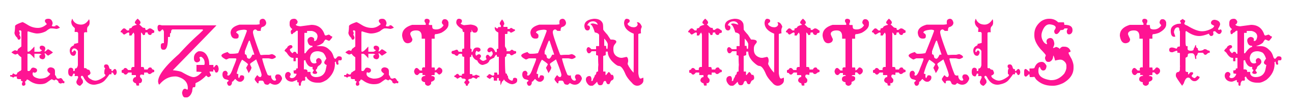 Elizabethan Initials tfb預覽圖片