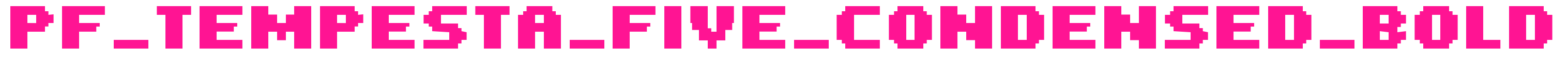 pf_tempesta_five_condensed_bold預覽圖片