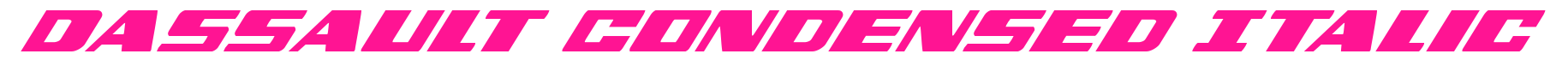 Dassault Condensed Italic預(yù)覽圖片