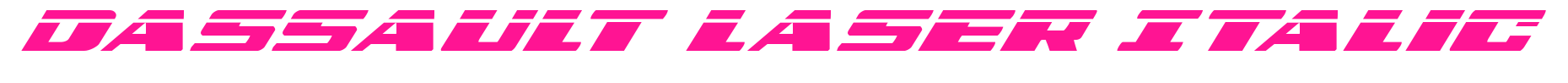 Dassault Laser Italic預(yù)覽圖片