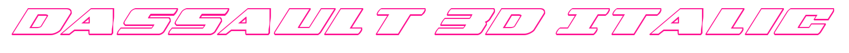 Dassault 3D Italic預覽圖片