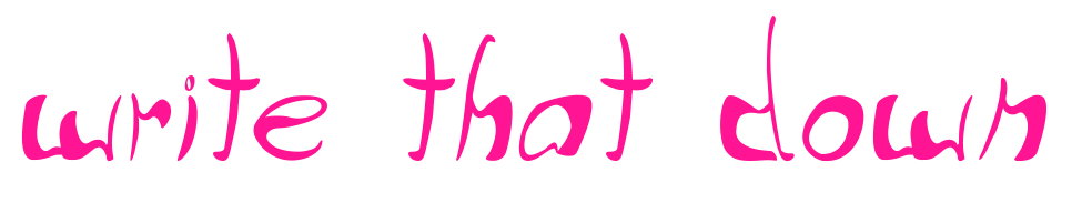 write_that_down預(yù)覽圖片