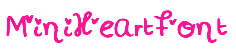 MiniHeartFont預覽圖片