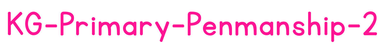 KG-Primary-Penmanship-2預(yù)覽圖片