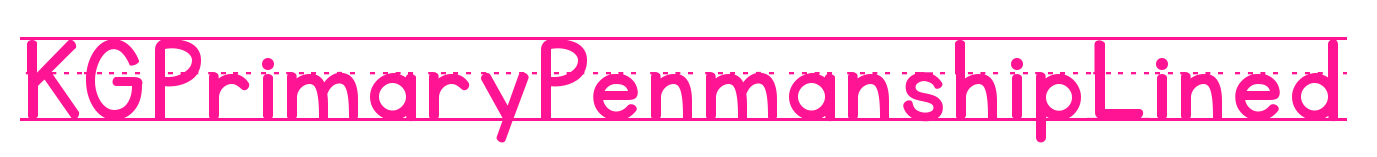 KGPrimaryPenmanshipLined預覽圖片