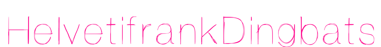 HelvetifrankDingbats預覽圖片