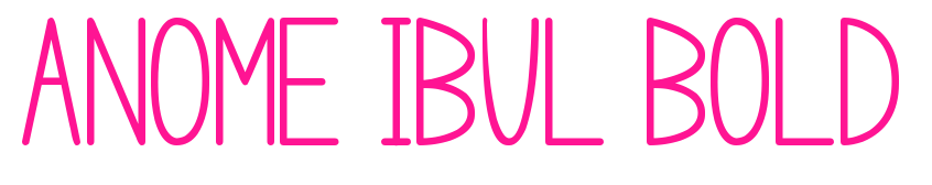 anome ibul bold預(yù)覽圖片