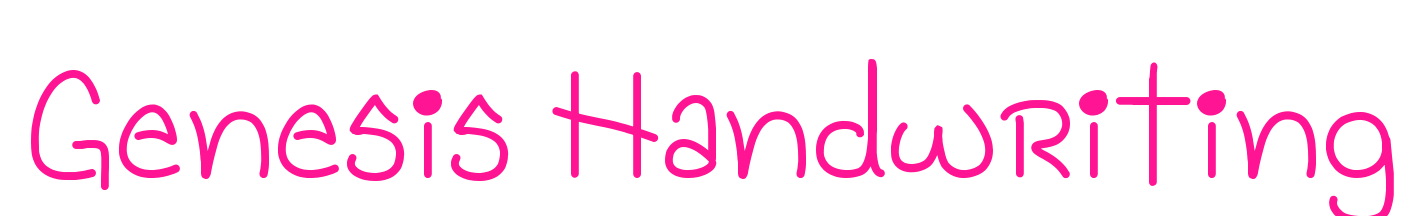 Genesis Handwriting預(yù)覽圖片