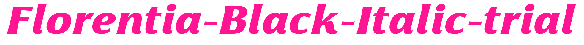 Florentia-Black-Italic-trial預(yù)覽圖片