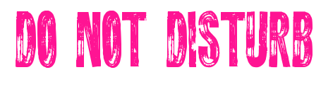 DO NOT DISTURB預(yù)覽圖片