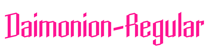 Daimonion-Regular預覽圖片