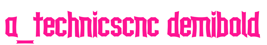 a_technicscnc demibold預(yù)覽圖片
