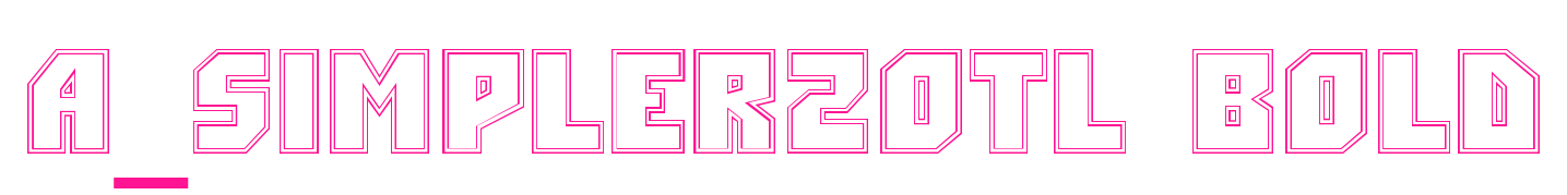 a_simpler2otl bold預覽圖片