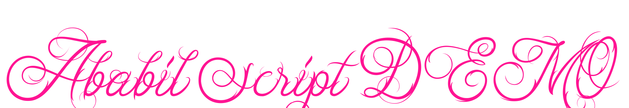 Ababil Script DEMO預(yù)覽圖片