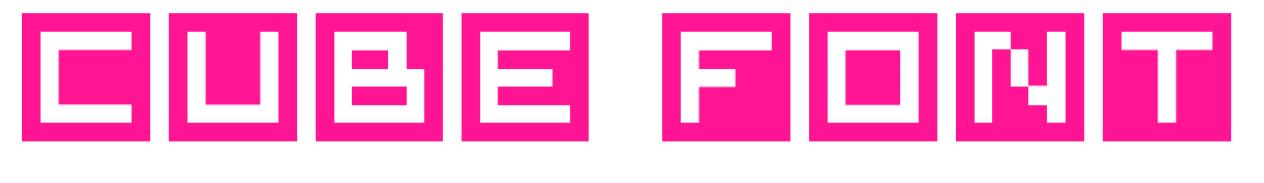 Cube Font預(yù)覽圖片
