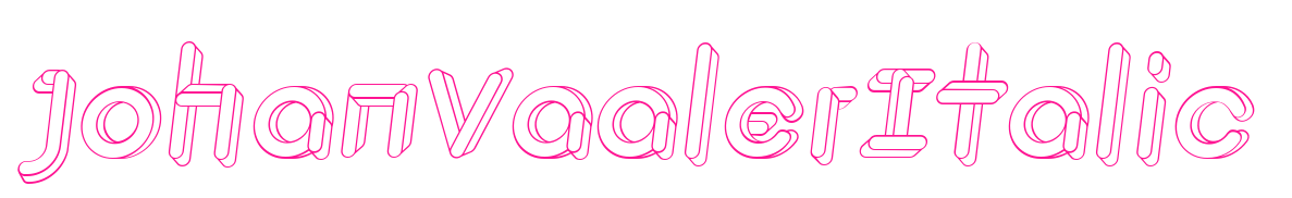 JohanVaalerItalic預覽圖片