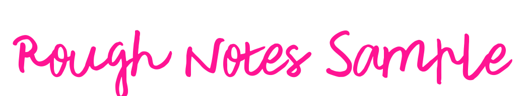 Rough Notes Sample預覽圖片