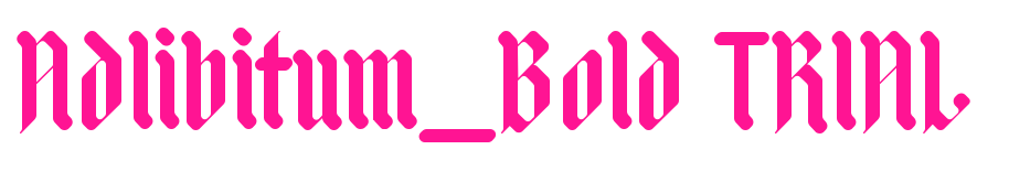 Adlibitum_Bold TRIAL預(yù)覽圖片
