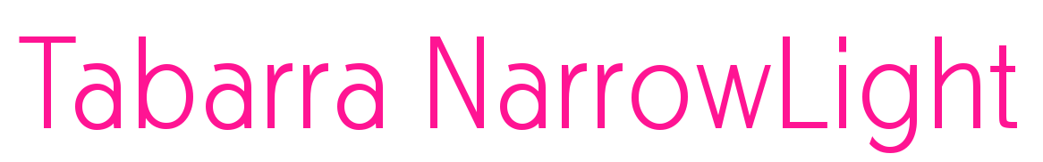 Tabarra NarrowLight預(yù)覽圖片