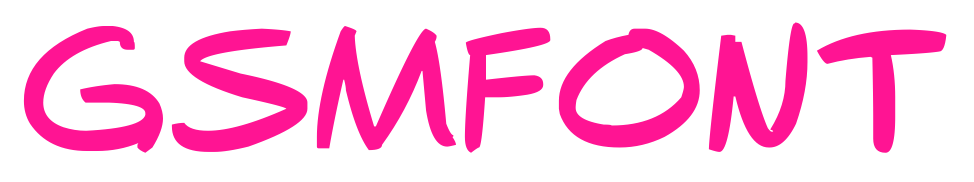 gsmfont預覽圖片