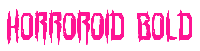 Horroroid Bold預覽圖片