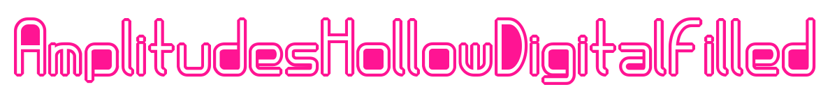 AmplitudesHollowDigitalFilled預覽圖片