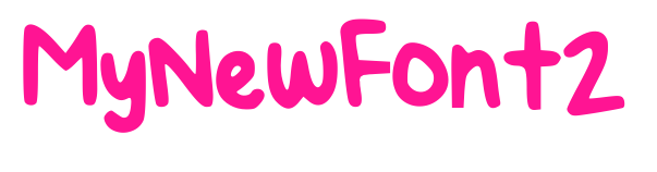 MyNewFont2預覽圖片