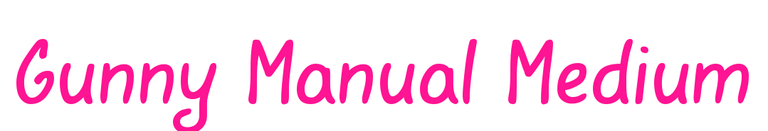 Gunny Manual Medium預覽圖片