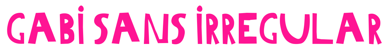 Gabi Sans Irregular預覽圖片