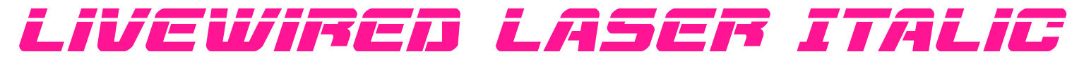 Livewired Laser Italic預(yù)覽圖片