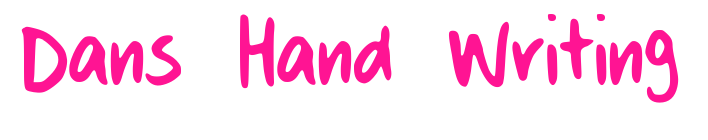 Dans Hand Writing預覽圖片