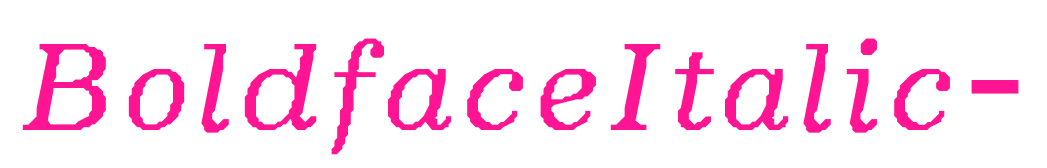 BoldfaceItalic-預(yù)覽圖片