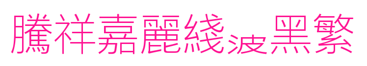 騰祥嘉麗線波黑繁預覽圖片