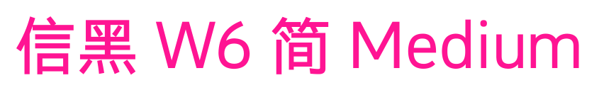 信黑 W6 簡 Medium預(yù)覽圖片