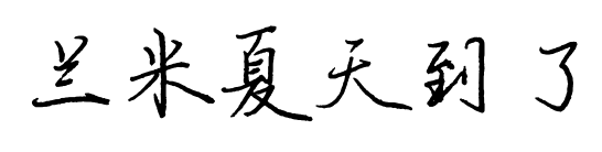 蘭米夏天到了